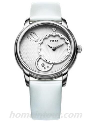 飞亚达L1560.A001女表倾城系列-白色表带/表径35mm