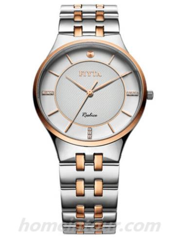 飞亚达G236.MWM男表卓雅系列-间金色表带/表径38mm