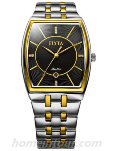 飞亚达G239.TBT男表卓雅系列-间金色表带/表径42mm