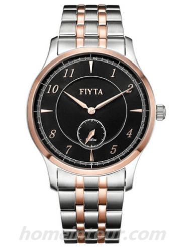 飞亚达G252.TBT男表卓雅系列-间金色表带/表径39mm