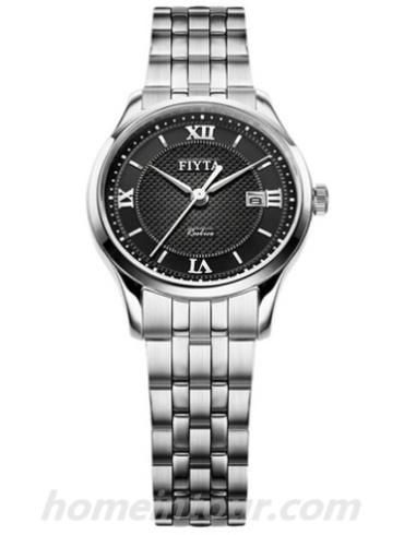 飞亚达L290.WBW女表卓雅系列-银白色表带/表径27mm