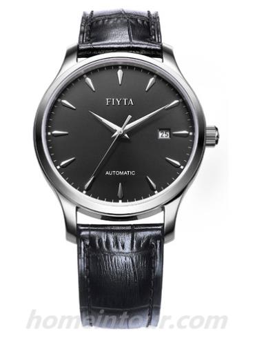 飞亚达WGA1002.WBB男表卓雅系列-黑色表带/表径40mm