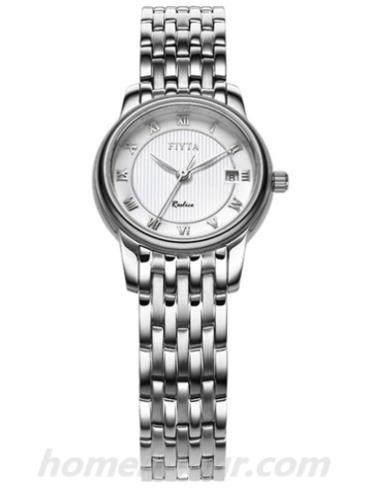 飞亚达L272.WWW女表卓雅系列-银白色表带/表径25.4mm