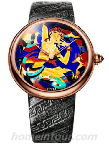 飞亚达E2128.PSB男表艺系列-黑色表带/表径40mm