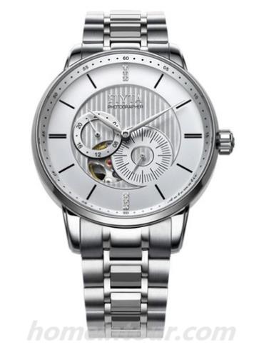 飞亚达GA8496.WWW_男表摄影师系列-银白色表带/表径42mm