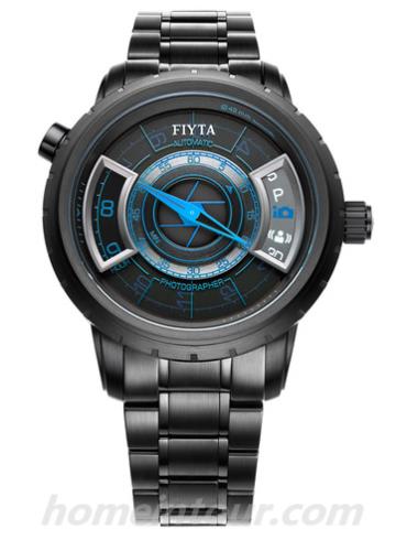 飞亚达GA8502.BBB男表摄影师系列-黑色表带/表径&#8211;