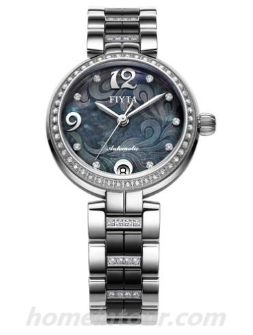 飞亚达LA8628.WBCH女表心弦系列-银色表带/表径32mm