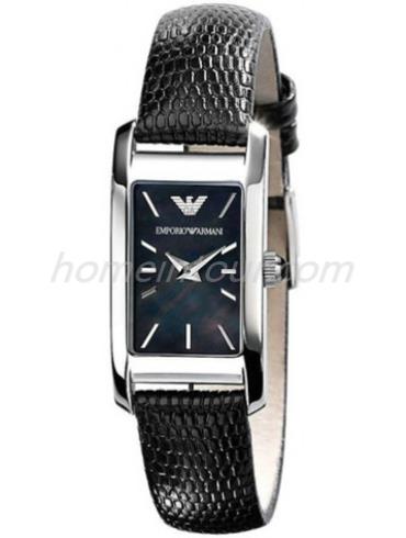 阿玛尼AR0731女表时尚女表系列-黑色表带/表径&#8211;