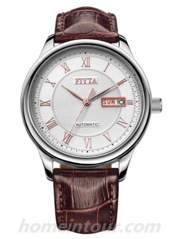 飞亚达GA8052.WWR男表卓雅系列-棕色表带/表径—mm