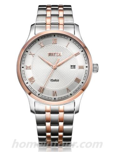 飞亚达G240.TWT男表卓雅系列-间金色表带/表径39mm