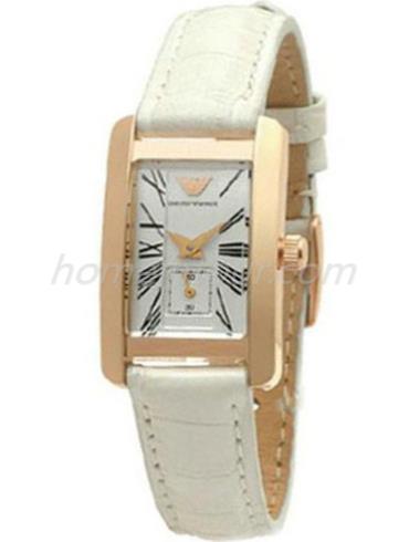 阿玛尼AR0173女表时尚系列-白色表带/表径&#8211;