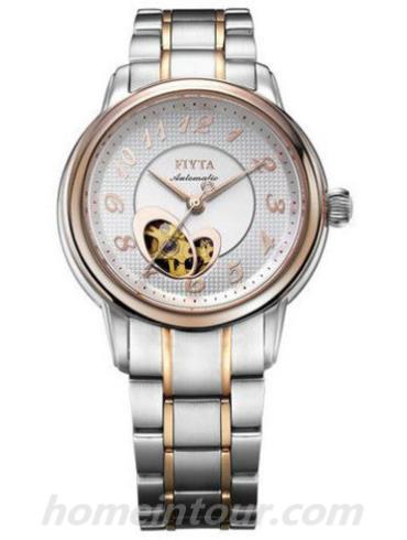 飞亚达LA8258.TWT女表摄影师系列-间金色表带/表径33mm