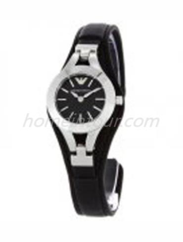 阿玛尼AR7380女表CHIARA系列-黑色表带/表径26mm