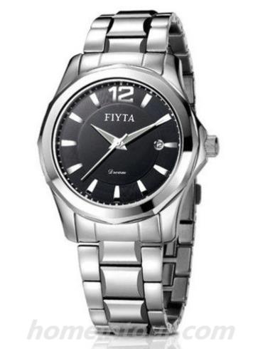 飞亚达GJ032.WBW男表经典系列-银色表带/表径36mm