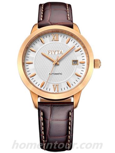 飞亚达GA8450.PWR男表经典系列-棕色表带/表径39mm