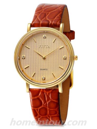 飞亚达G992.GGR男表经典系列-棕色表带/表径36.5mm