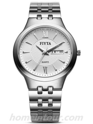 飞亚达G1268.WWW男表经典系列-银色表带/表径35mm