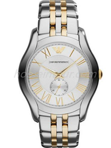 阿玛尼AR1844男表VALENTE系列-间金色表带/表径42.5mm