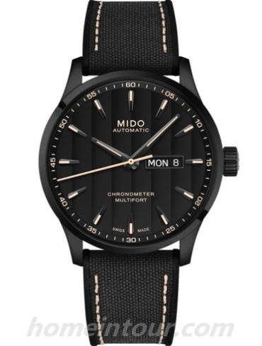 美度M038.431.37.051.00男表舵手系列-黑色表带/表径42mm