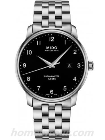 美度M037.608.11.052.00男表贝伦赛丽系列-银色表带/表径42mm