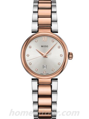 美度M022.210.22.036.00女表贝伦赛丽系列-金色表带/表径29mm