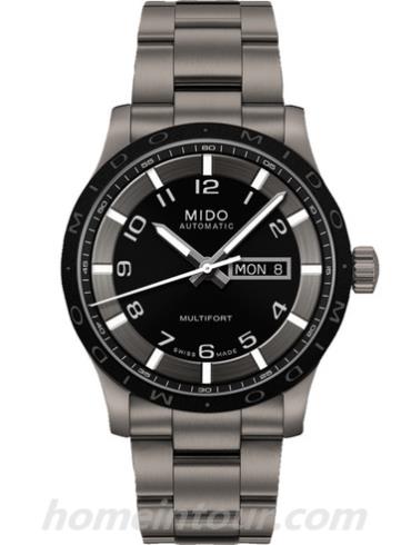 美度M018.430.44.052.80男表舵手系列-银色表带/表径42mm