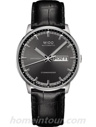 美度M016.430.16.061.80男表指挥官系列-黑色表带/表径40mm