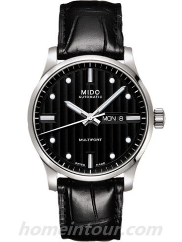 美度M005.430.16.031.81男表舵手系列-黑色表带/表径42mm