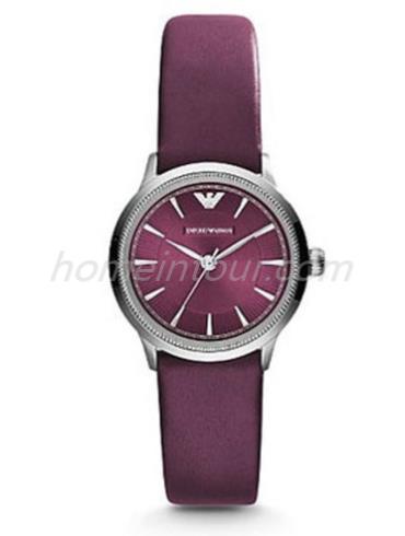 阿玛尼AR1805女表ALPHA系列-紫色表带/表径26mm