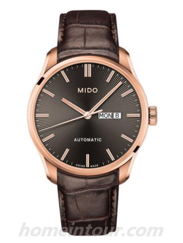 美度M024.630.36.061.00男表布鲁纳系列-棕色表带/表径42mm