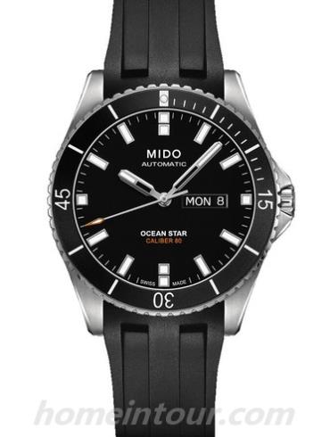 美度M026.430.17.051.00男表海星系列-黑色表带/表径42.5mm