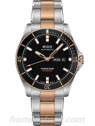 美度M026.430.22.051.00男表海星系列-间金色表带/表径42.5mm