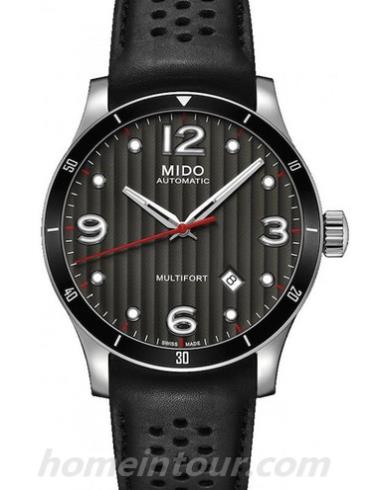 美度M025.407.16.061.00男表舵手系列-黑色表带/表径42mm