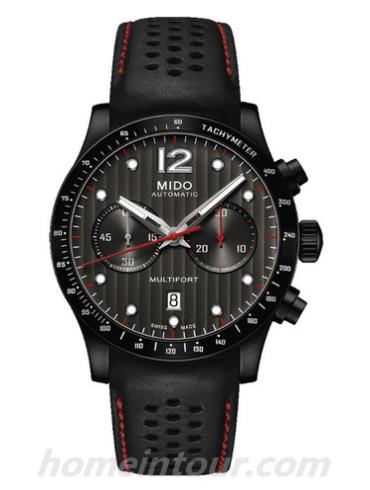 美度M025.627.36.061.00男表舵手系列-黑色表带/表径44mm