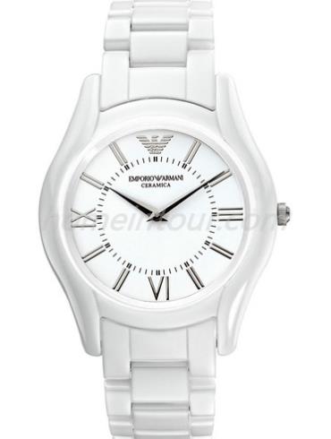 阿玛尼AR1443女表VALENTE系列-白色表带/表径37mm