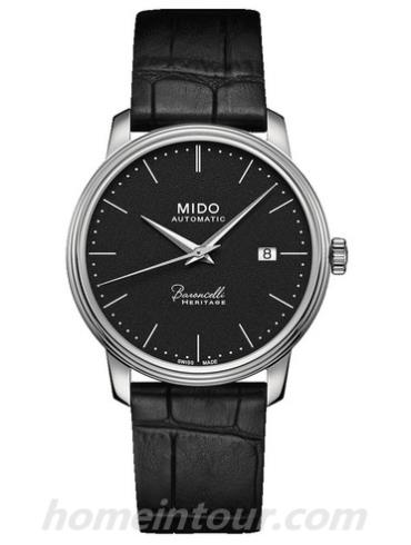 美度M027.407.16.050.00男表贝伦赛丽系列-黑色表带/表径39mm