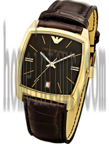 阿玛尼AR0305男表时尚男表系列-棕色表带/表径&#8211;