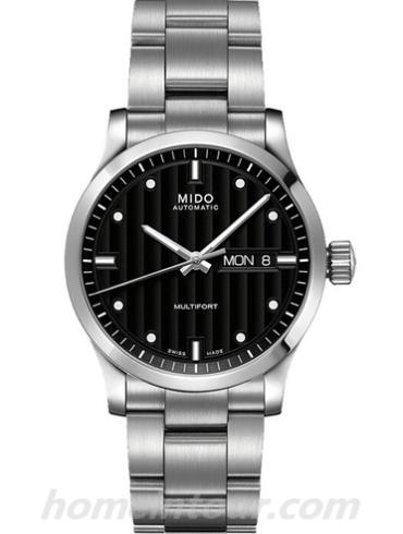 美度M005.830.11.051.80男表舵手系列-银色表带/表径42mm