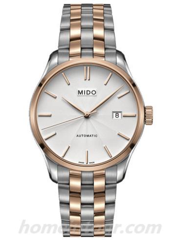 美度M024.407.22.031.00男表布鲁纳系列-间金色表带/表径40mm