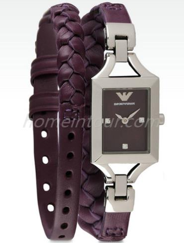 阿玛尼AR7376女表CHIARA系列-紫色表带/表径&#8211;
