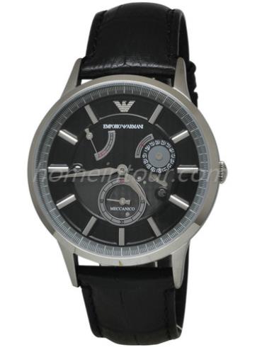 阿玛尼AR4659男表RENATO系列-黑色表带/表径43mm