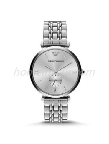 阿玛尼AR1819男表GIANNI系列-银色表带/表径40mm