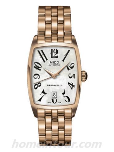 美度M003.307.33.112.00女表贝伦赛丽系列-金色表带/表径36mm