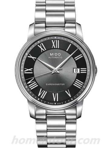 美度M010.408.11.063.09男表贝伦赛丽系列-银色表带/表径39mm