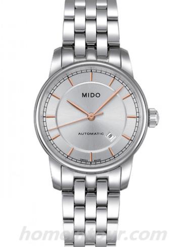 美度M7600.4.10.1女表贝伦赛丽系列-银色表带/表径29mm