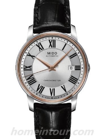 美度M010.408.46.033.29男表贝伦赛丽系列-黑色表带/表径39mm