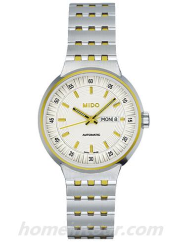 美度M7330.9.11.12女表长城系列-间金色表带/表径30mm