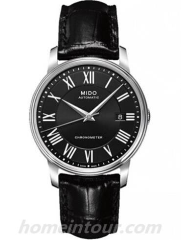 美度M010.408.16.053.29男表贝伦赛丽系列-黑色表带/表径39mm