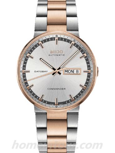 美度M014.430.22.031.00男表指挥官系列-间金色表带/表径40mm