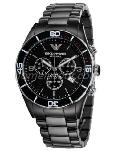 阿玛尼AR1421男表LEO系列-黑色表带/表径42mm